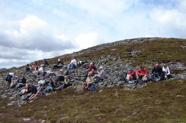 Lunch on Purple Mountains