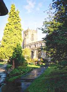 St Alkelda's Church, Giggleswick - the clock chimes every quarter right through the night!