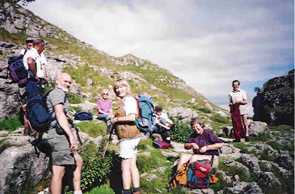 We made it to the top of Gordale with no casualties!